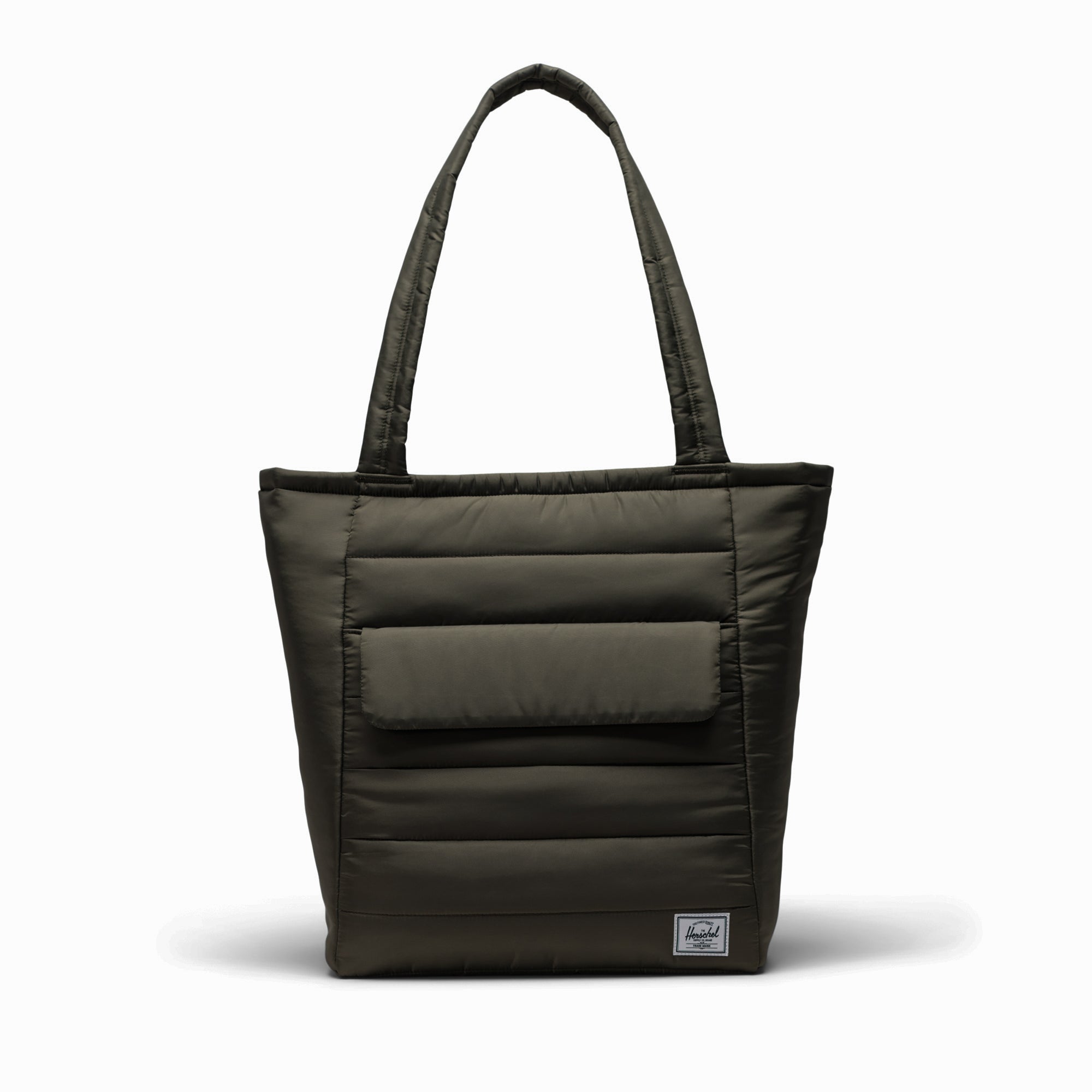 Haki Herschel Retreat Tote Omuz Çantası Su İtici Kumaş Omuz Çantası, 13" Laptop Uyumlu, 20 L